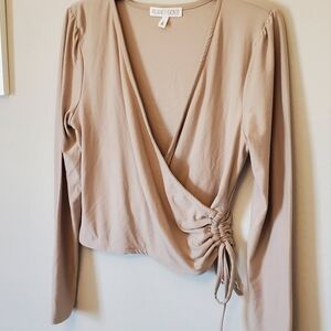 NW Planet Gold Tan croptop